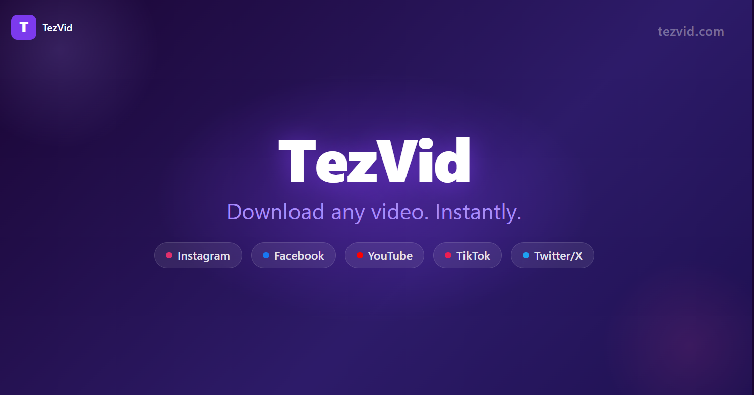 TezVid-Free Insta, FB, YT Video Download preview